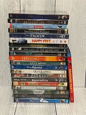 Disney Titles And More … 21 Assorted DVD Movie Collection -